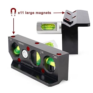 3-Axis Magnetic Level with EZ-View Vials