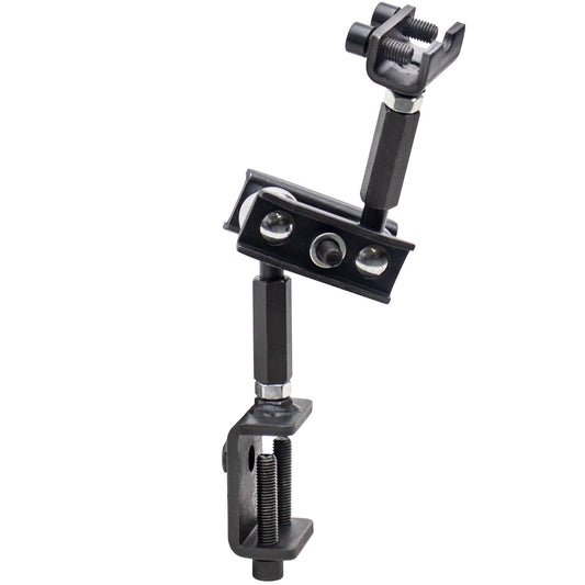 Third Hand Adjustable Clamp Arm with Clamp-Down Base