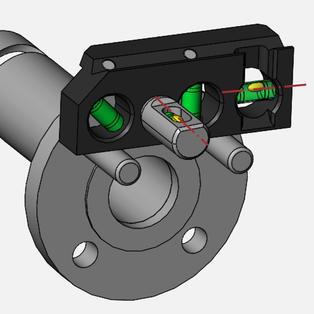 3-Axis Magnetic Level with EZ-View Vials