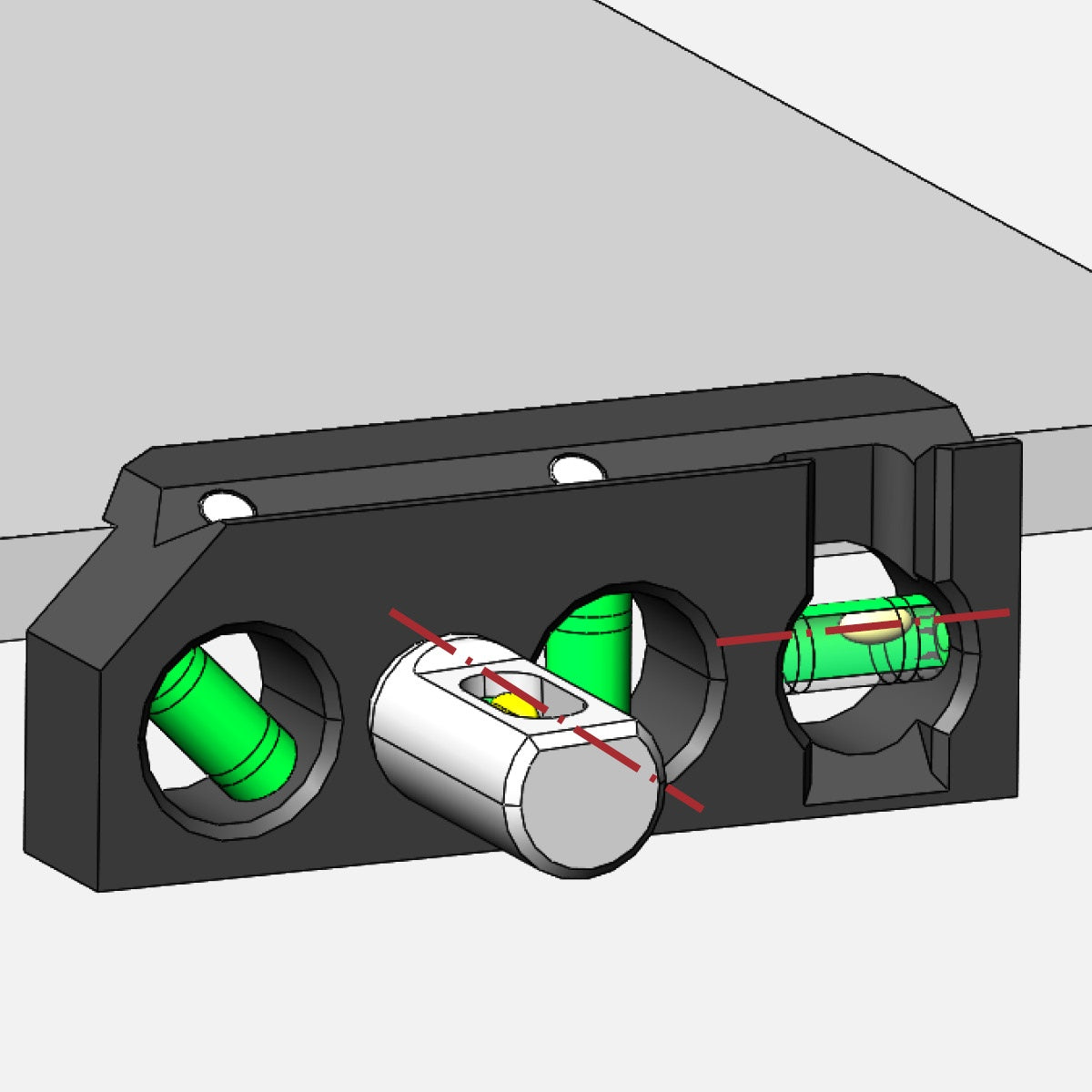 3-Axis Magnetic Level with EZ-View Vials