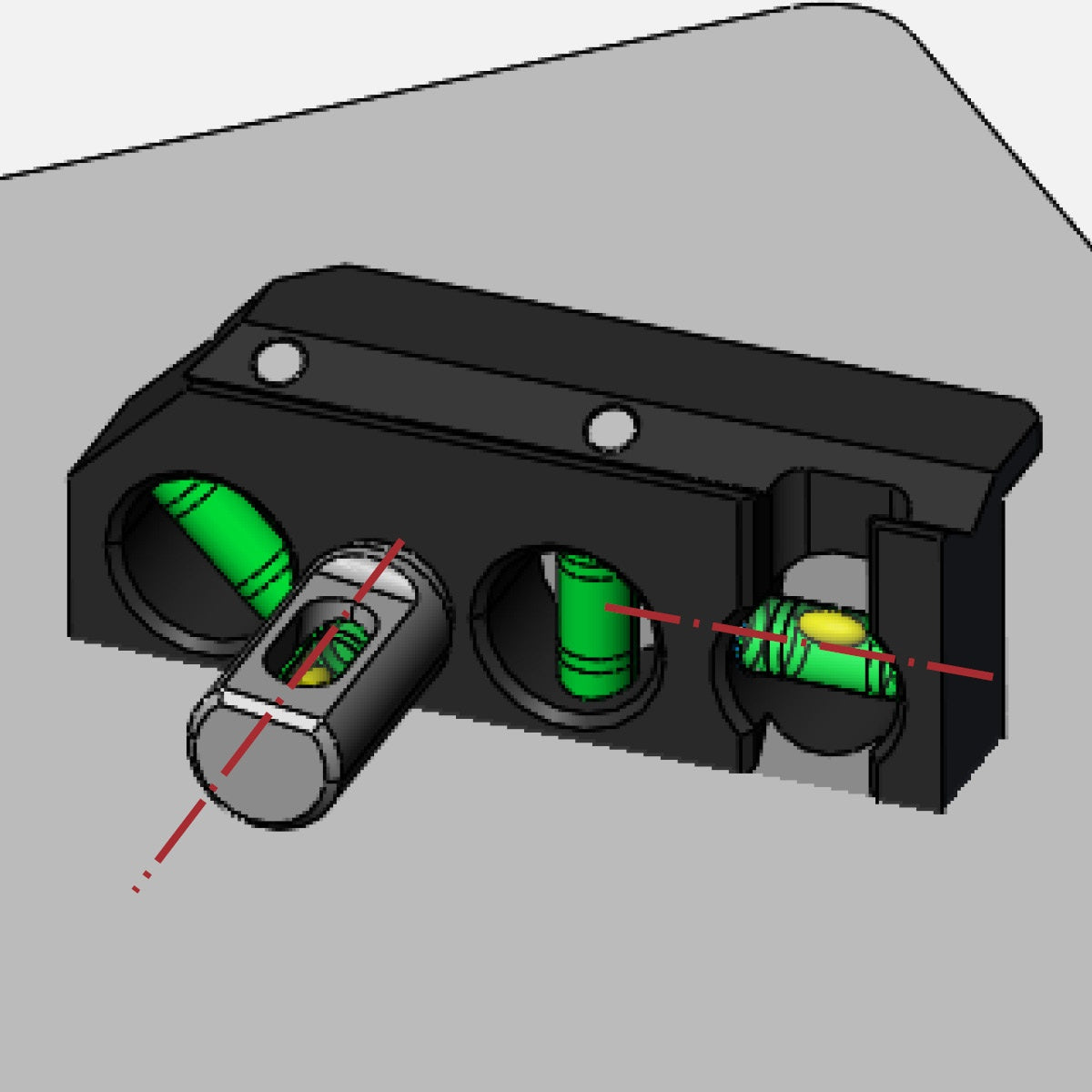 3-Axis Magnetic Level with EZ-View Vials