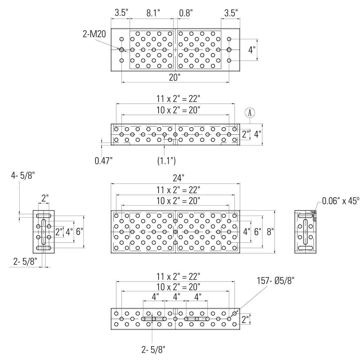 Heavy Duty Riser Blocks [5/8"]